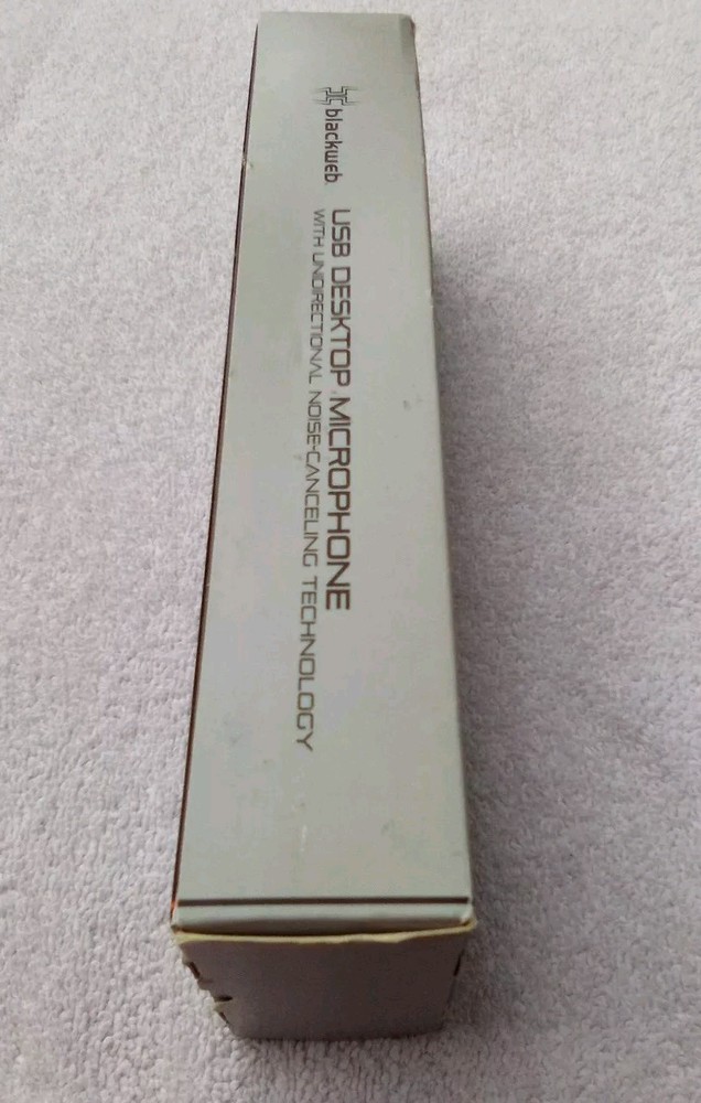 Brand New Blackweb # BWA18HO01 USB Desktop Microphone for Computers PC or MAC