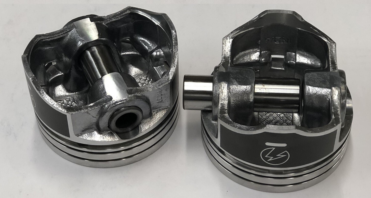 Speed Pro Small Block Chevy 350 Flat Top Pistons STD Bore 5.7" Hypereutectic SBC