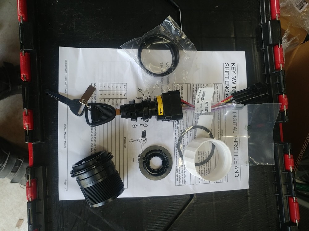 4939810 Cummins Marine Key Switch Assembly