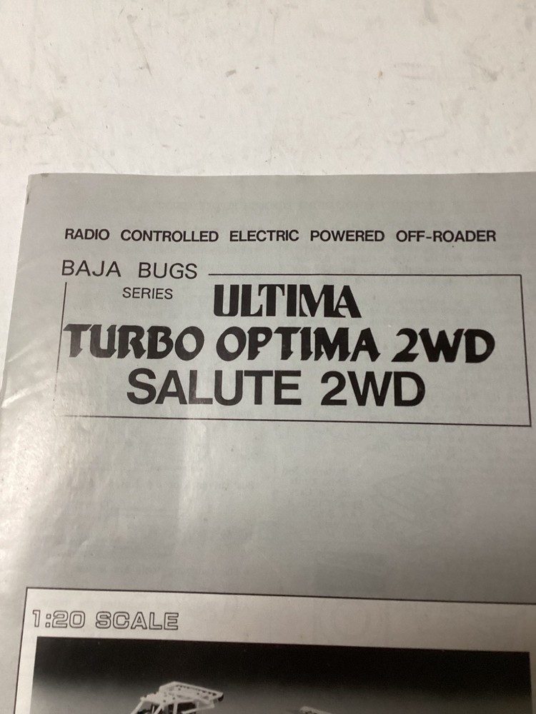 VINTAGE KYOSHO BAJA BUG MANUAL