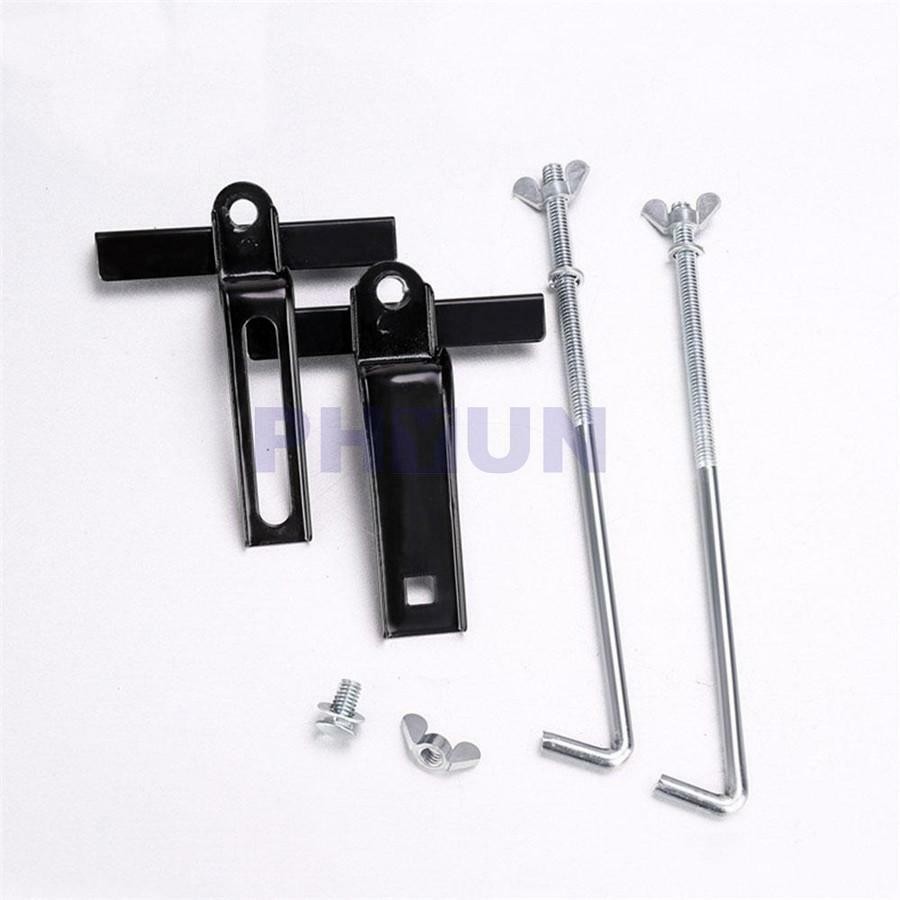 Metal Car Battery Holder Bracket Stabilizer 16-22.5cm Adjustable Width Range US