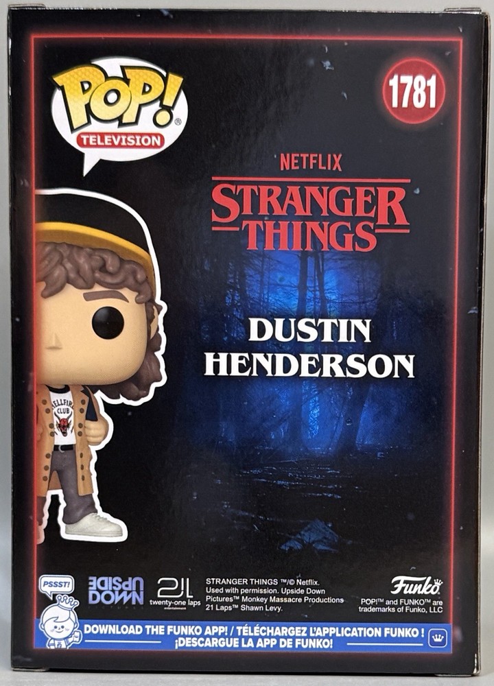 Funko Pop Stranger Things Dustin Henderson #1781