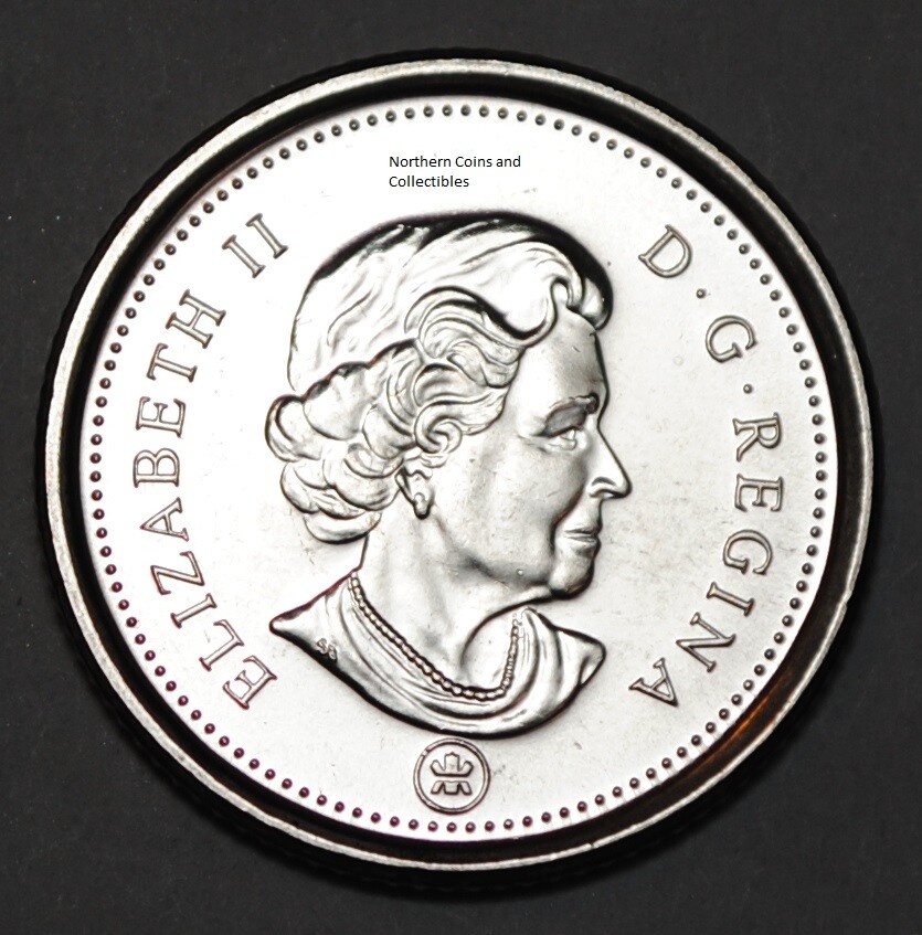 Canada 2008 BU Nice UNC 10 cent Canadian Dime from mint roll