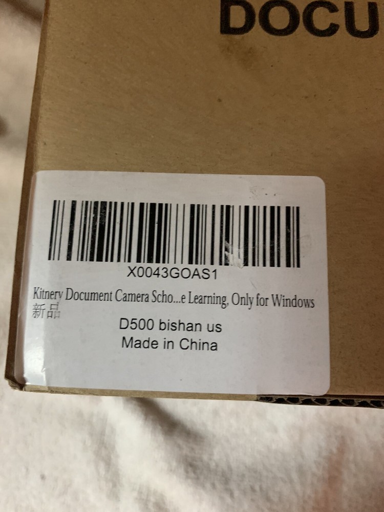 Document Camera School Document Scanner: Portable High Definition Overhead Sc...