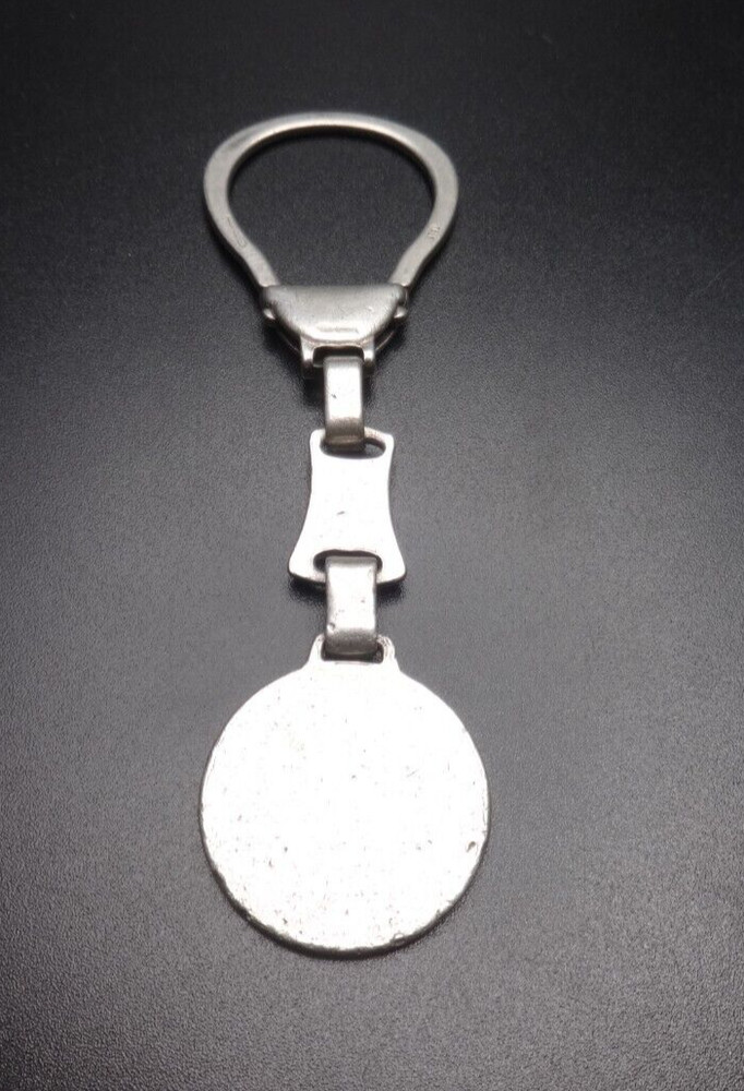 Vintage Italy Link Sterling Silver St Christopher Keychain