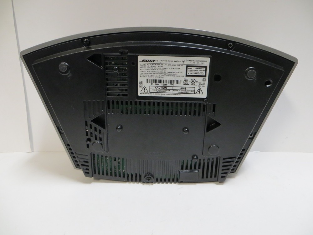 Bose Wave Music System silver w/ Remote control test working