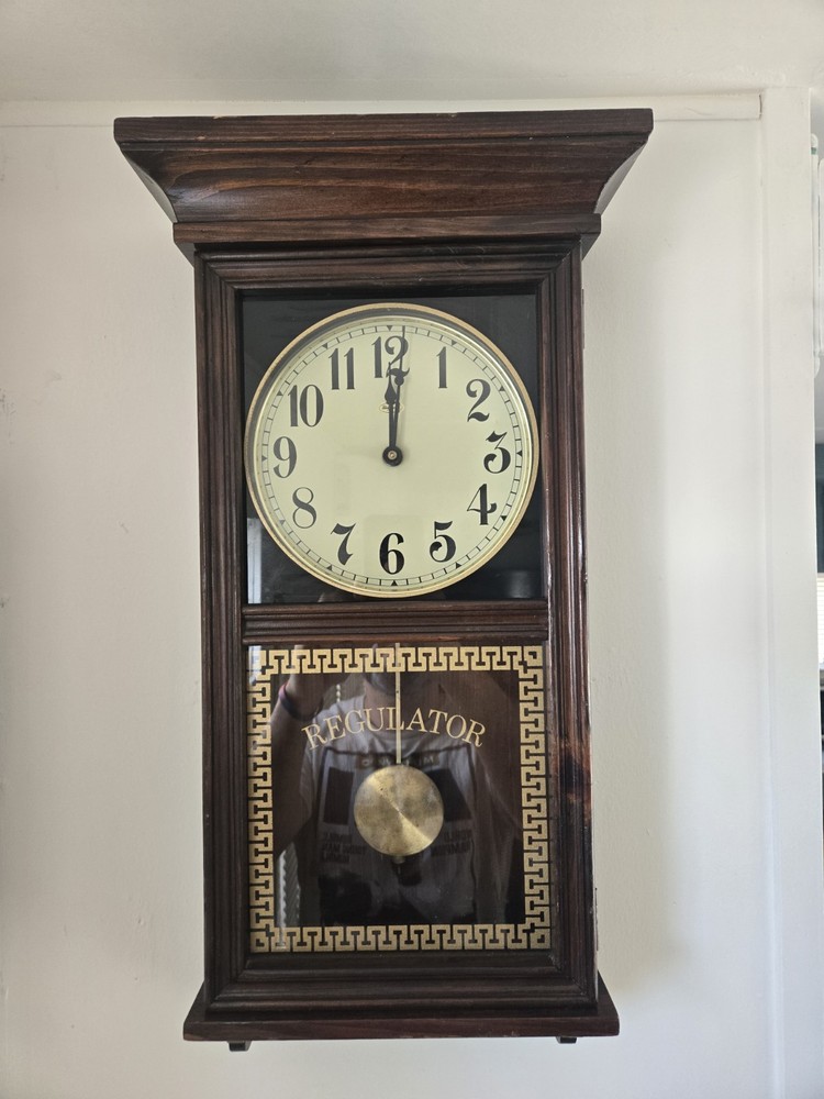 Vintage Ridgeway Regulator Wall Clock