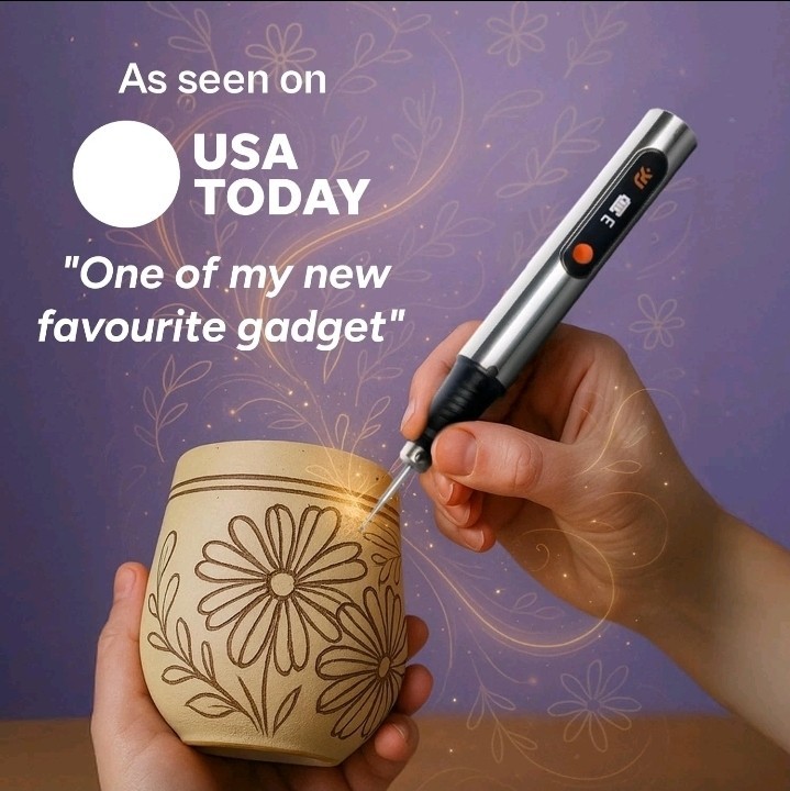 Resparked Customizer Engraving Pen (Formerly Culiau): Standard, Silver