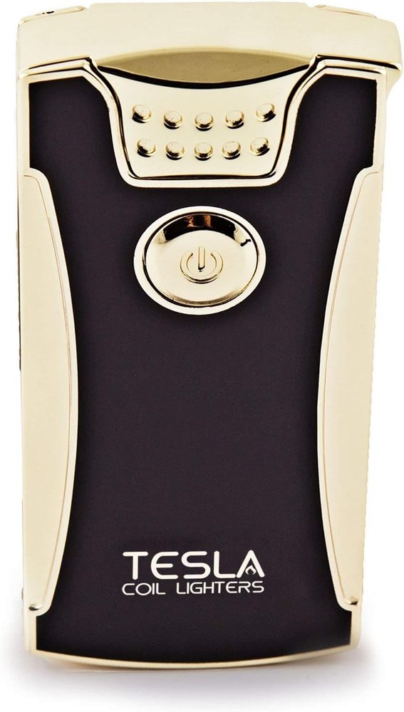 Tesla Coil Lighter USB Rechargeable Windproof Gold