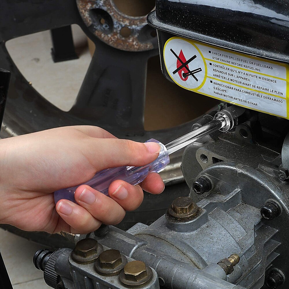 WORKPRO 39PCS Drive Socket Set 1/4" 3/8" Socket Wrench Set Metric SAE With Case