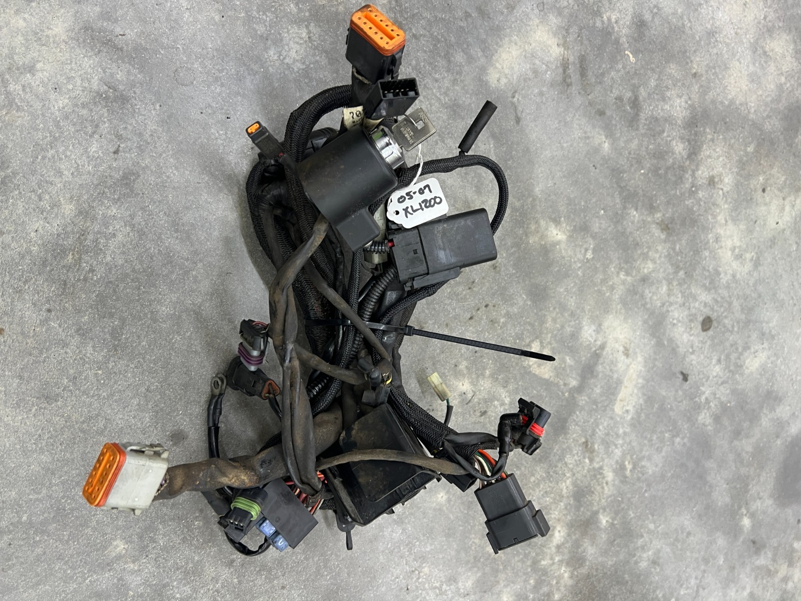 Genuine Harley Davidson Sportster XL1200C Main Wire Harness Loom OEM 2004-2009