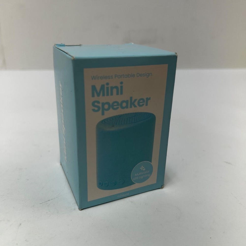 Wireless Mini Bluetooth Speaker Portable w/ Multicolor LED Lighting