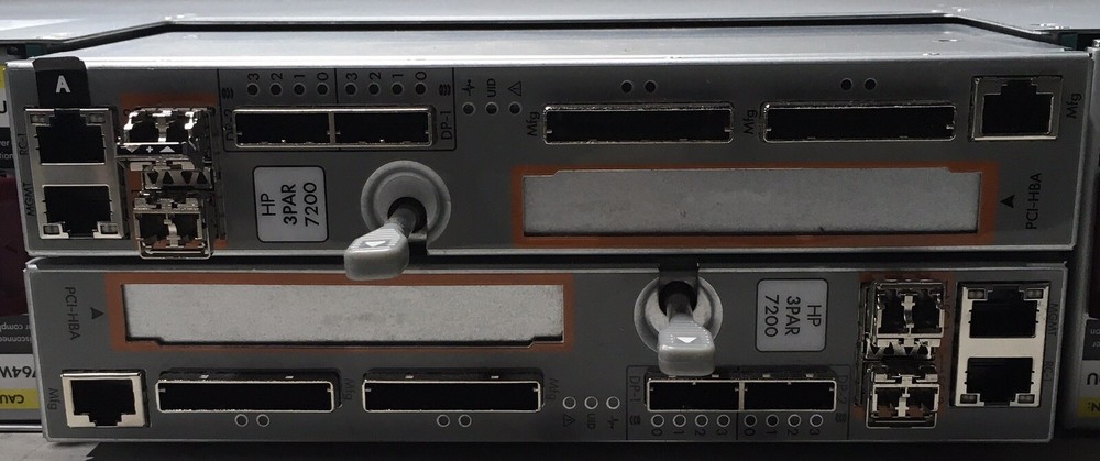 HP 3PARA-SV1009 24-Bay Storage Array w/ 3PAR 7200 Controllers *READ DESCRIPTION*