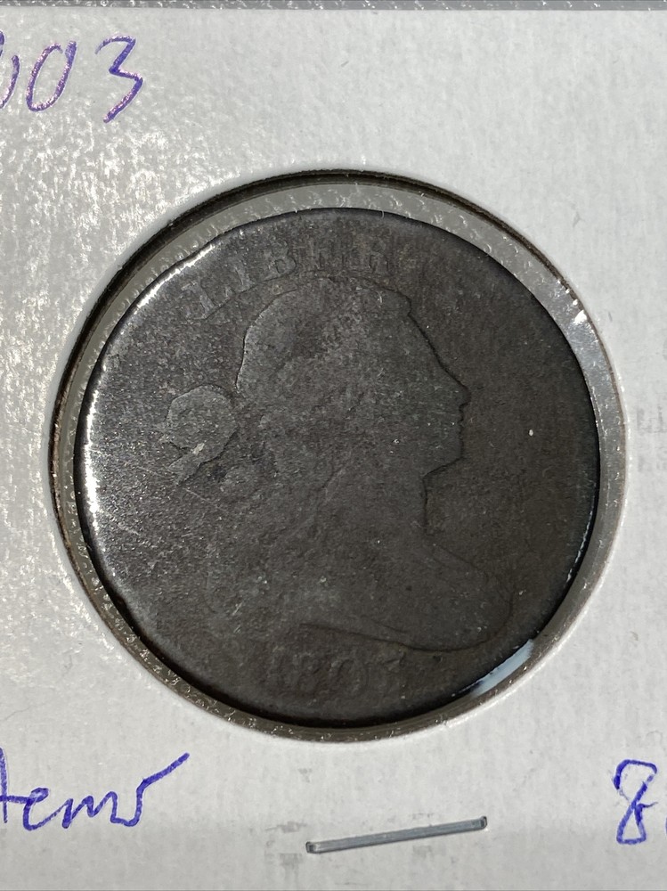 1803 draped bust large cent