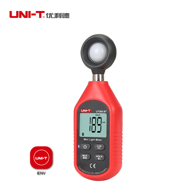 UNI-T Digital Bluetooth Luxmeter Light Meter Luminometer Photometer 0~199,900Lux