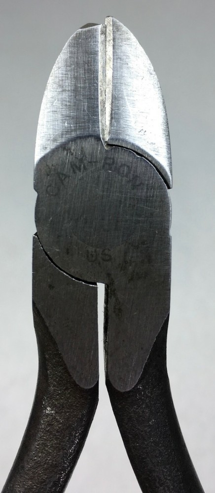 Vintage Camron Tools 6" Long Diagonal Side Cutting Pliers U.S.A. Made Tool Nice