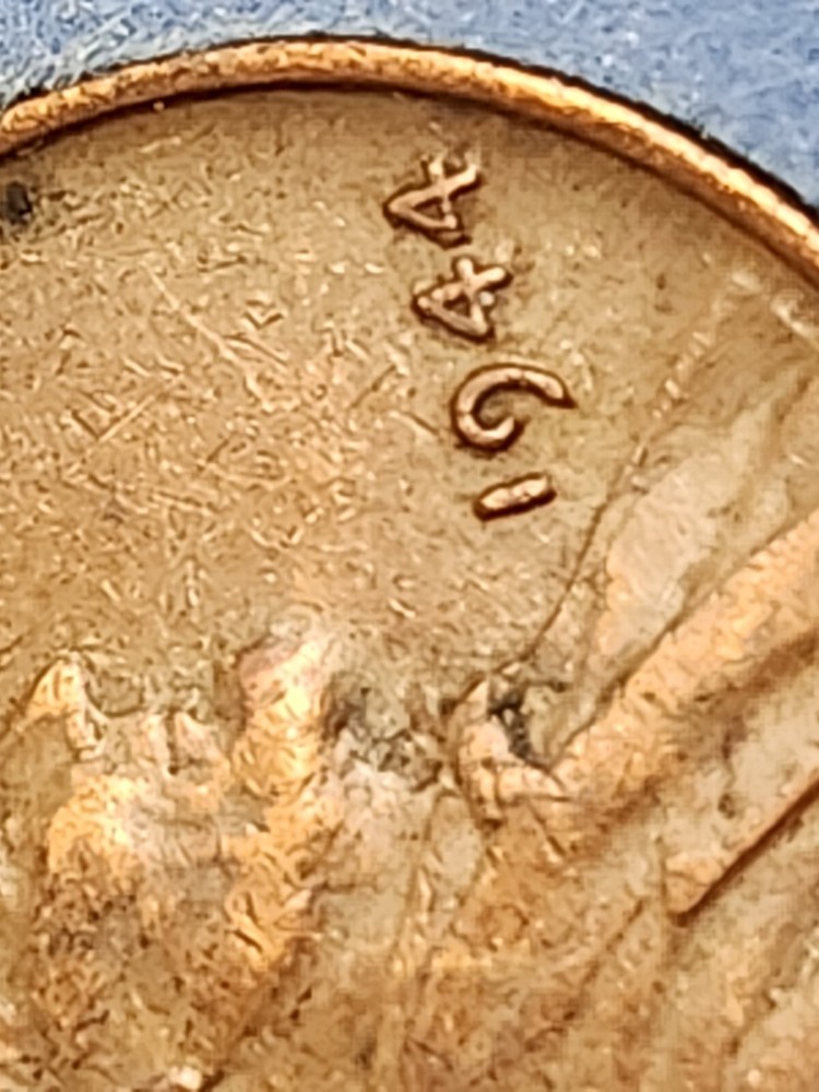 1944 Lincoln wheat cent error