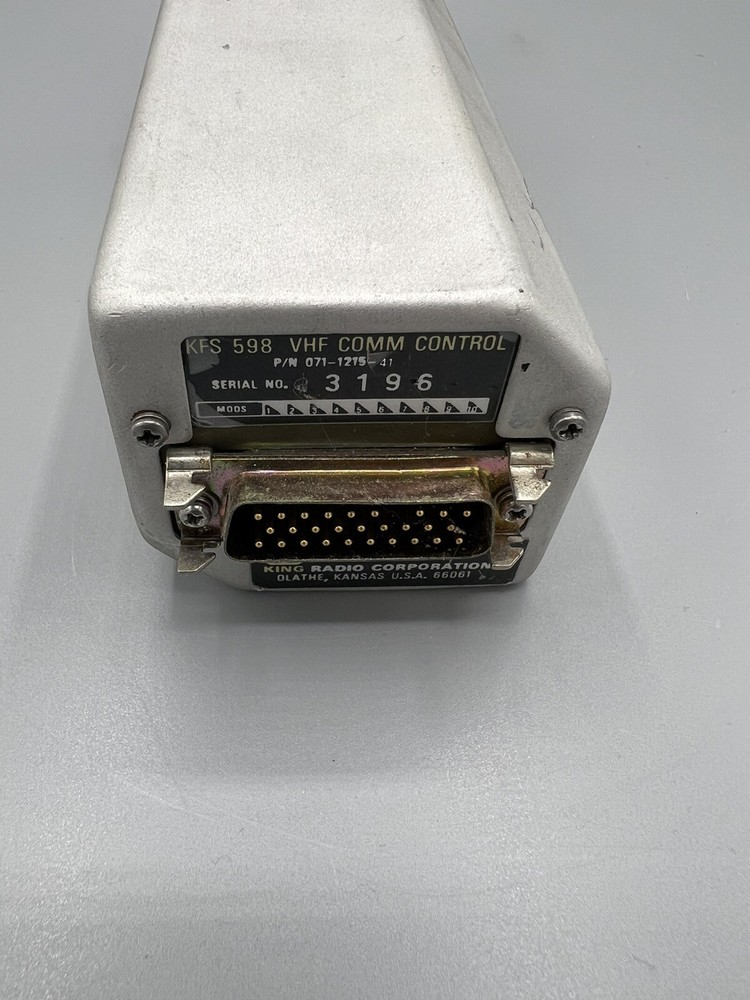 BENDIX/KING KFS 598 VHF COMM CONTROL CORE PN: 071-1215-41
