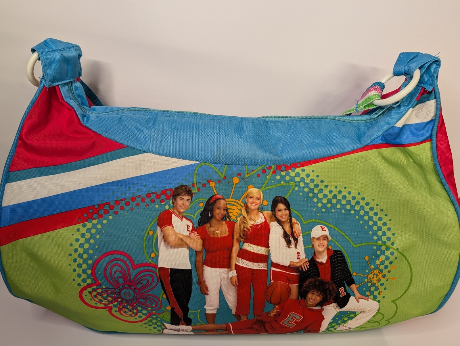 2006 Disney High School Musical Duffle Bag  Carry All Tote With Shoulder Strap