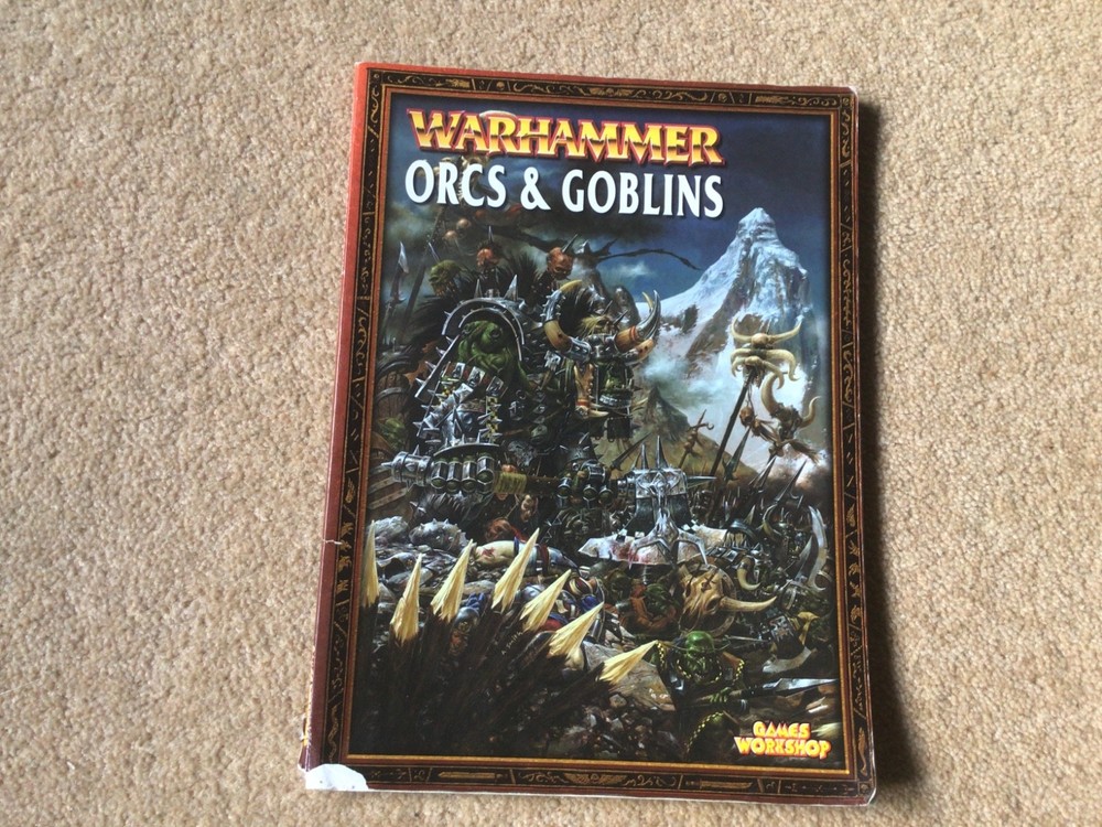 Warhammer Orcs and Goblins supplement oop 2003 preowned
