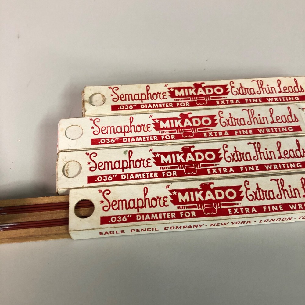 4-Mikado Semaphore extra thin .036 red lead (2730)