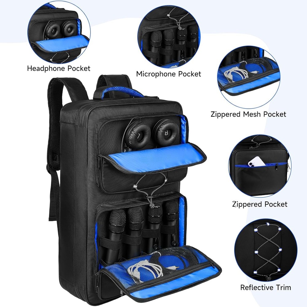 Portable Hard Shell DJ Controller Case for DDJ-FLX4, REV1, Mixtrack Pro FX