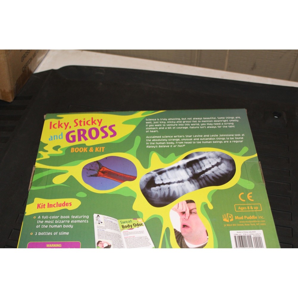 Mud Puddle Icky Sticky and Gross Book & Kit