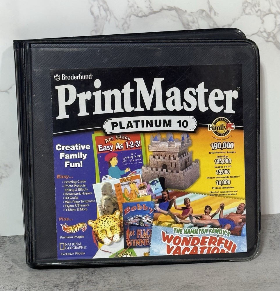 PrintMaster Platinum 10~ 1997-9 CD’s