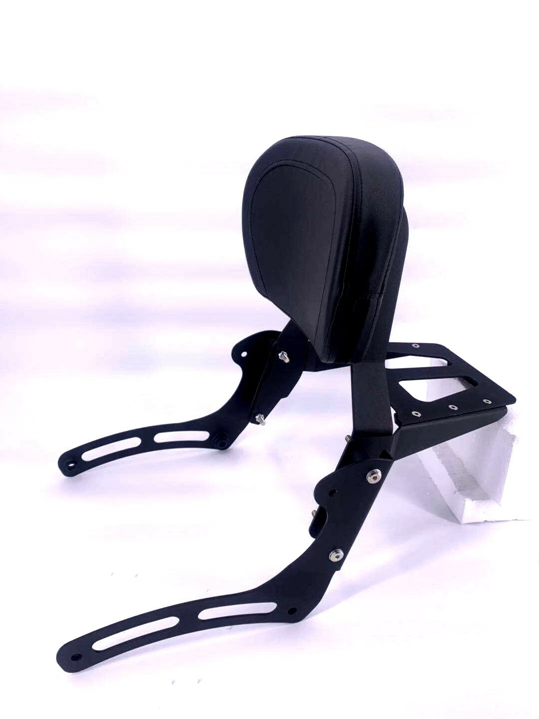NEW BLACK Sissy Bar & Luggage Rack Kawasaki Vulcan 900 Classic & Custom 09 to 25