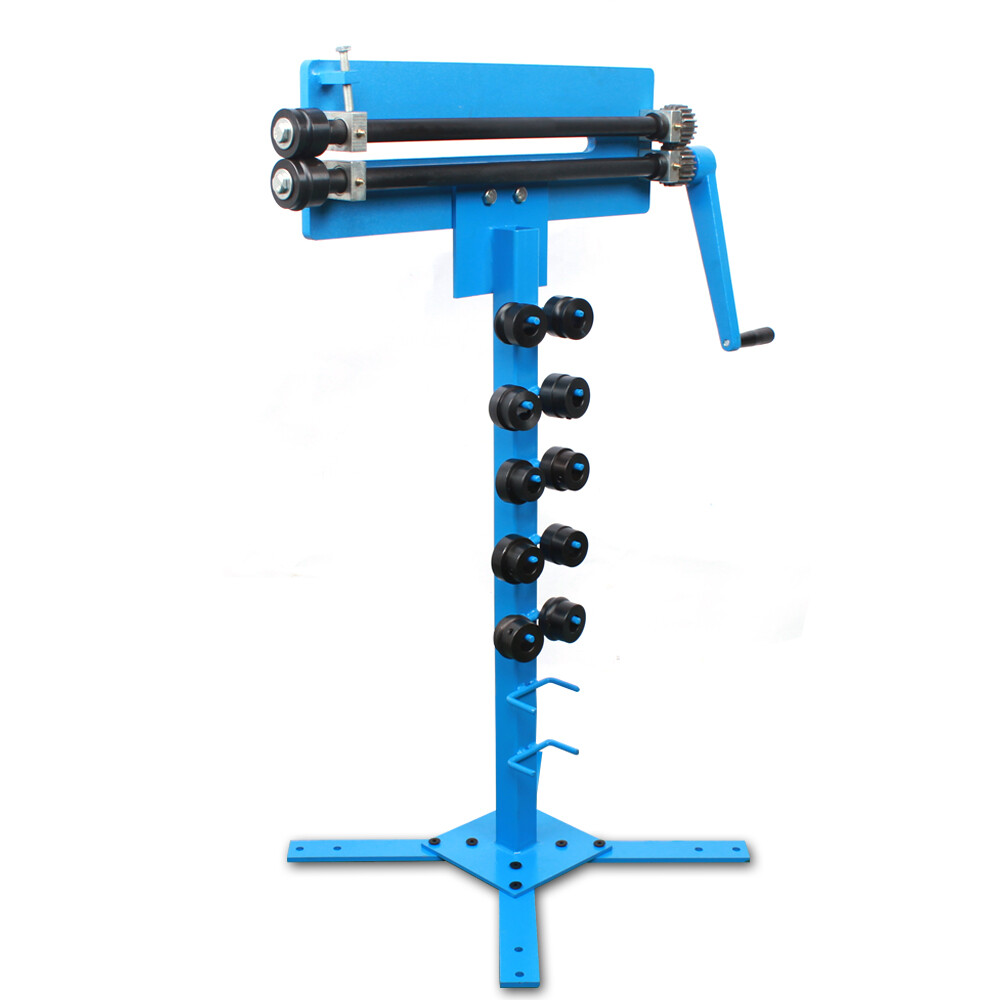 Manual Bead Roller Set with 6 Profile Rollers for Metal Bending