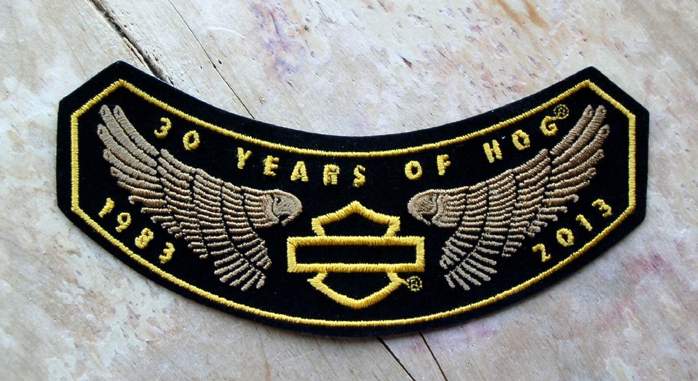 "NEW" 2013 HARLEY DAVIDSON OWNERS GROUP HOG CHAPTER PATCH