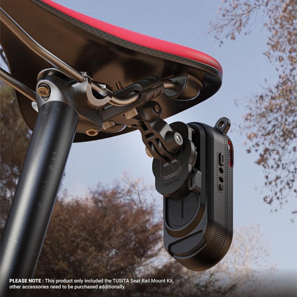 Durable Seat Rail Mount Compatible with Garmin Varia - Safe Cycling Solution