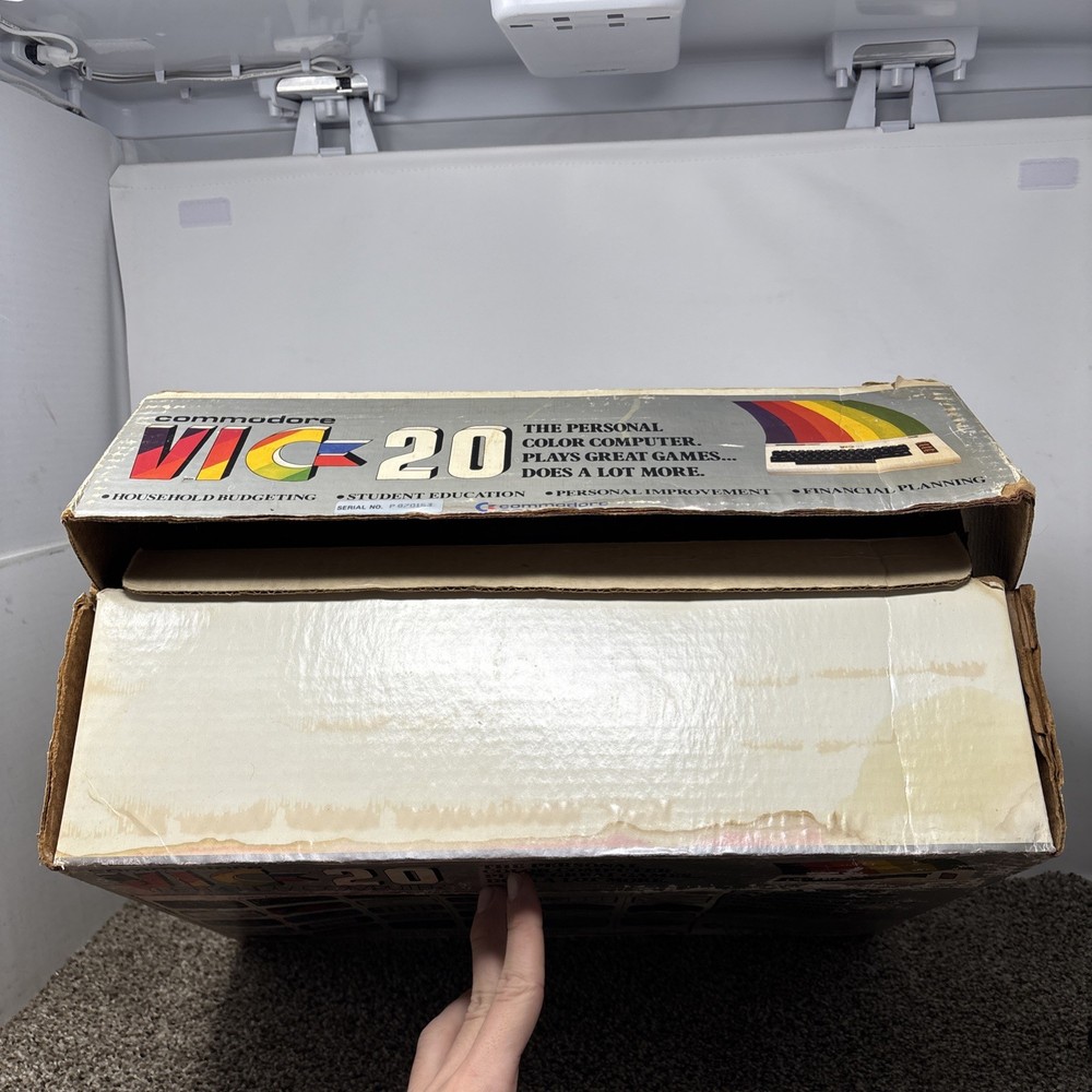 Commodore VIC-20 Vintage Computer System Tested With Original Box W All Cables