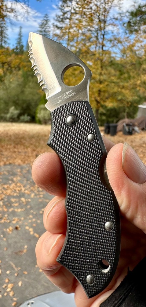 SPYDERCO CX02GS made 12/97 experimental RARE MODEL