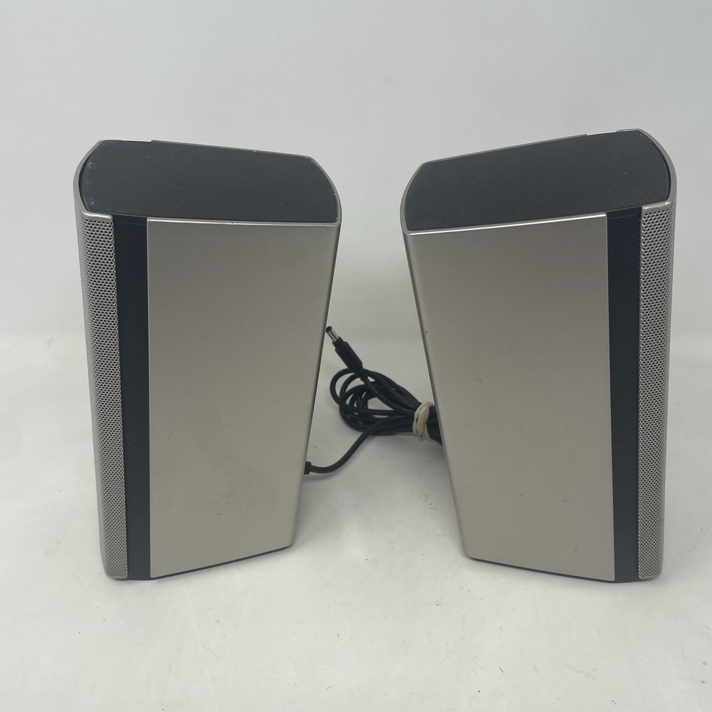READ DESCRIPTION - Bose Companion 20 Multimedia Speaker System Silver TESTED
