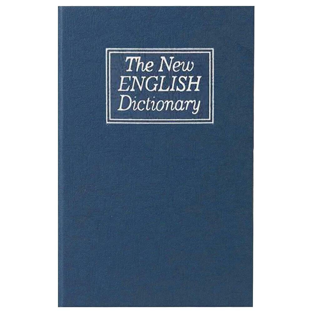 Blue Book Safe Password Box Mini Dictionary Safe Coin Bill Storage