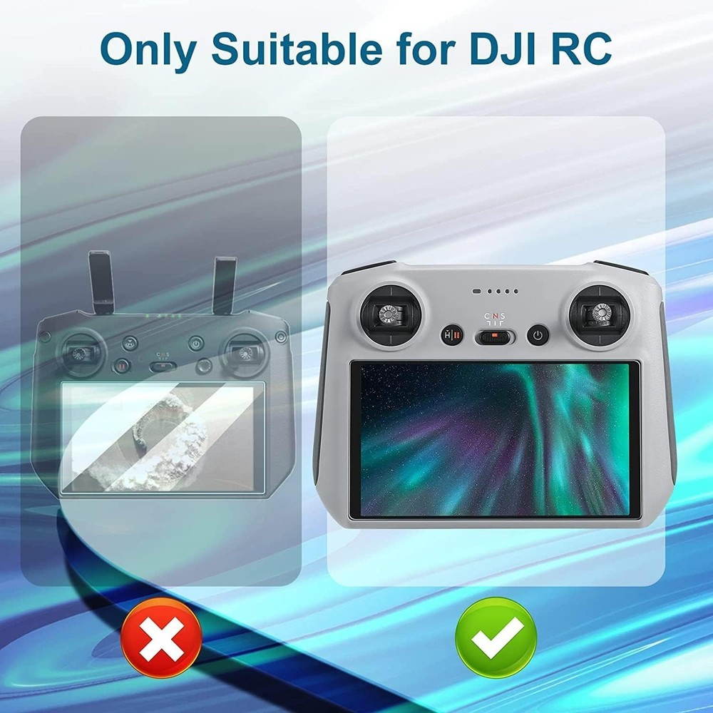 2-Pack Anti-Glare Matte Screen Protector for DJI Mini 4/5 Pro Remote Controller