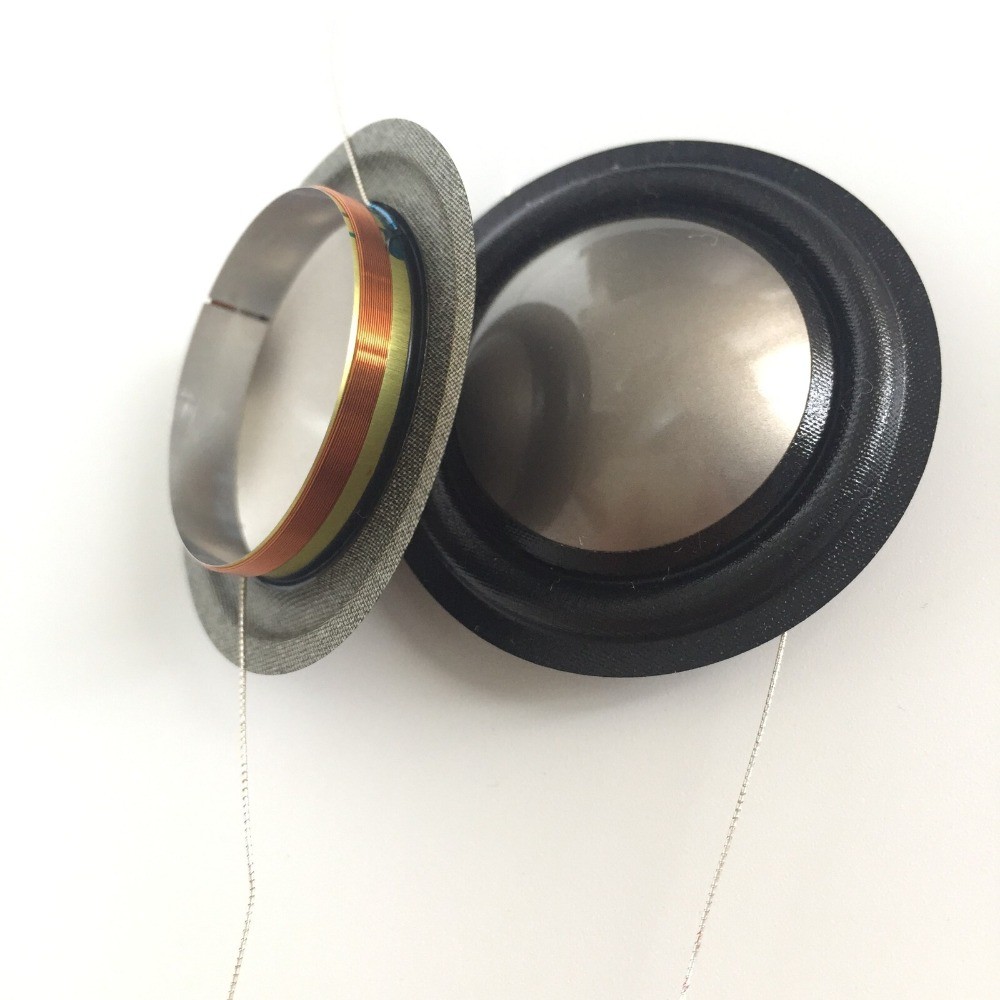 2pc 1" Titanium Dome Tweeter Diaphragm 4Ω for Speaker Repair