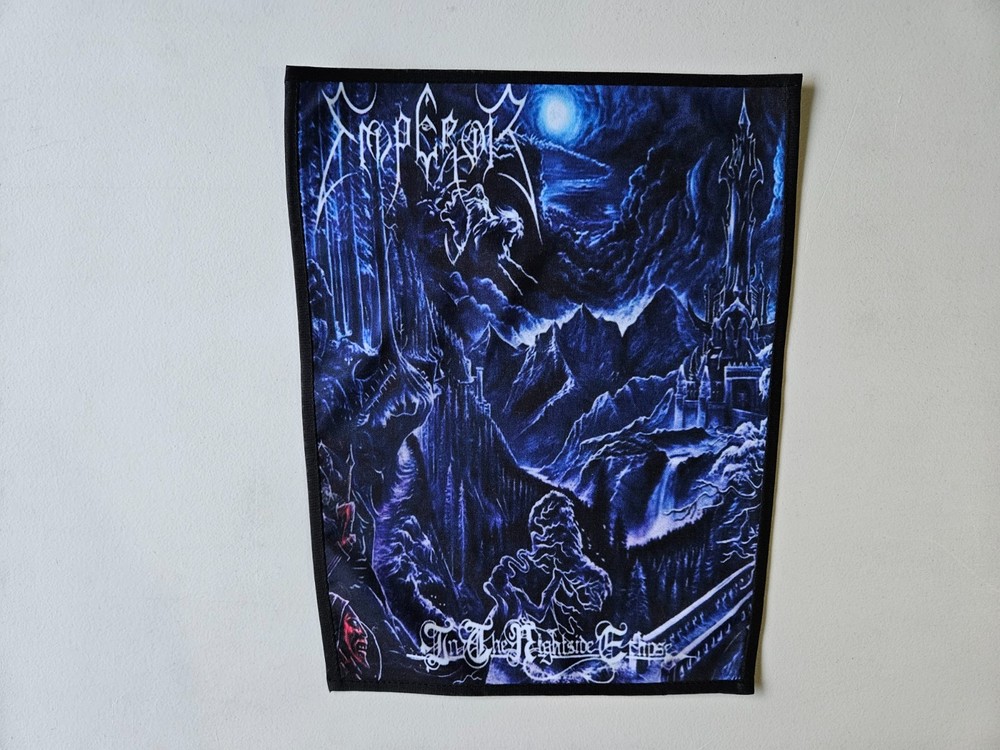 EMPEROR, IN THE NIGHTSIDE ECLIPSE, SEW ON SUBLIMATED LARGE BACK PATCH