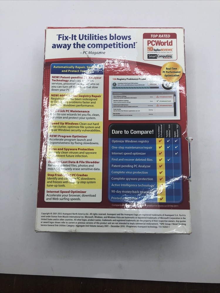 Fix-It Utilities Professional Software Opened