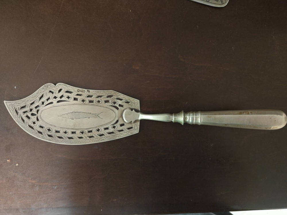 Russian silver 84 Spatula for fish