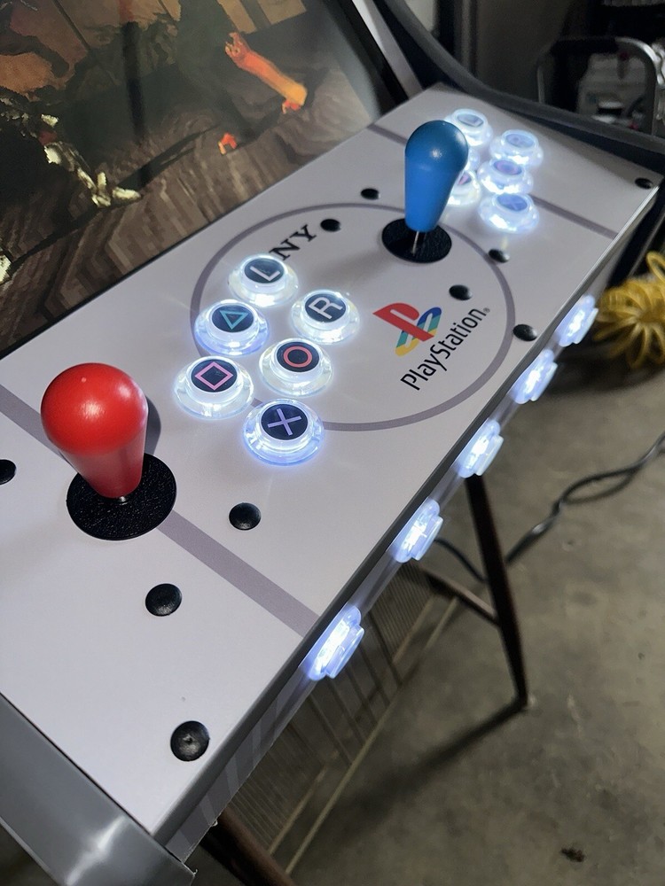 Custom PlayStation Multicade Tabletop Bartop Arcade Cabinet Raspberry pi Ps1