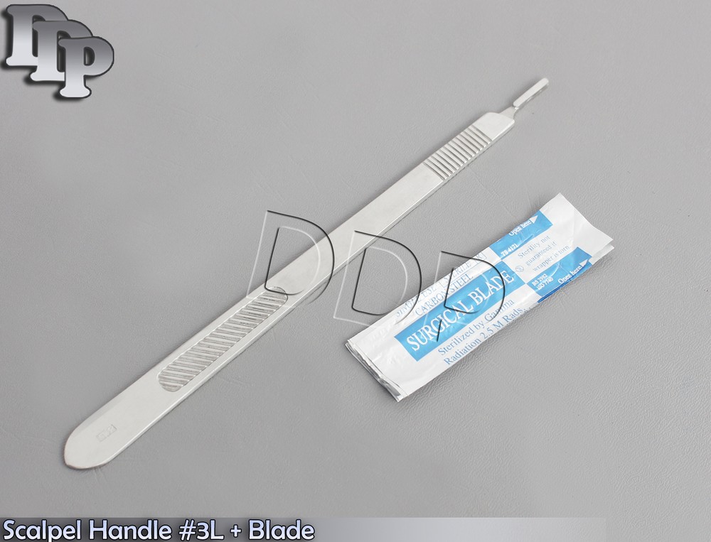 Scalpel Handle #3L & Blade #15 Surgical Instruments