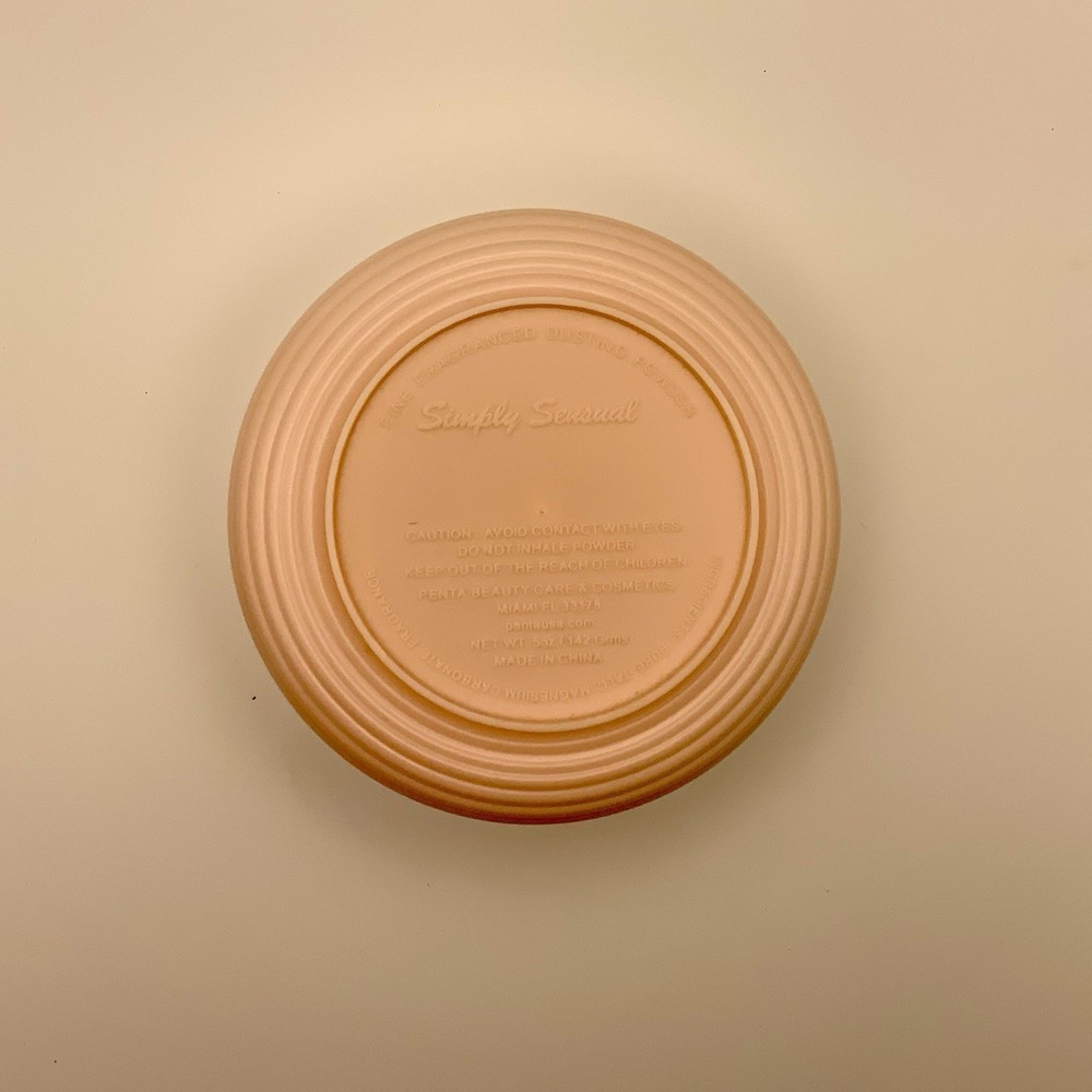 Simply Sensual Perfumed Dusting Powder Container Only
