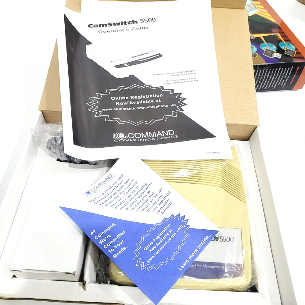 Command Communications Comswitch 5500 3-Port Phone/Fax Modem Line Sharing Device