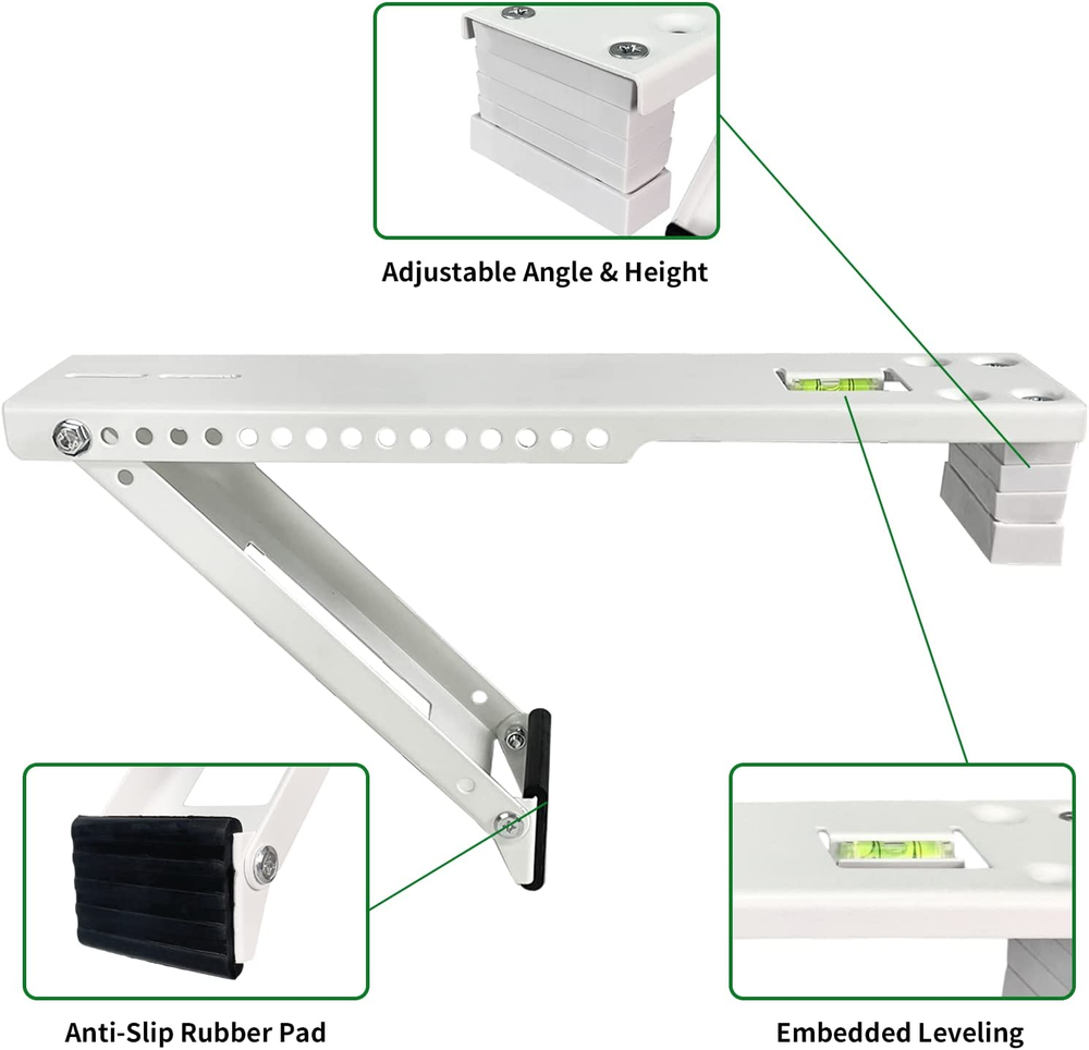 Window Air Conditioner Mounting Support Bracket, Universal AC Unit Window New
