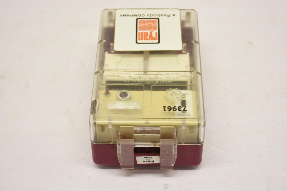 Ryan Instruments Peabody Analog Temperature Chart Recorder Thermograph