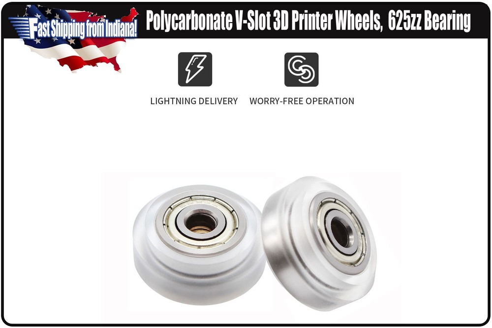 Creality Ender 3 Polycarbonate Xtreme V Wheel Kit 13 Pack