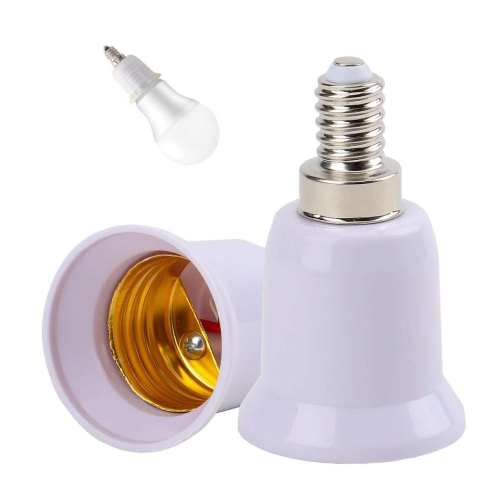 5/10/20Pcs Light Bulb Socket Adapter E12 to E26/E27 Base Chandelier Converter US