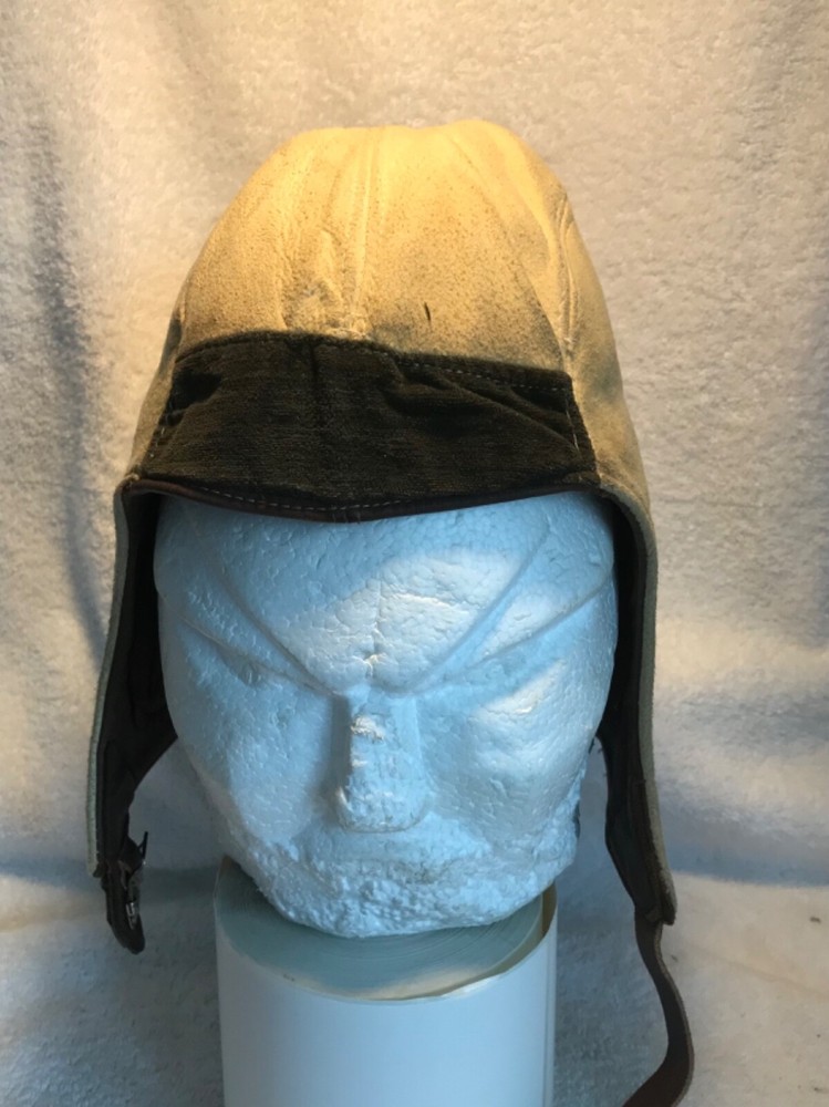 WW2 RCAF Modified Type B Leather Pilots Helmet